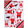 Utah Utes Family Decal Set Small